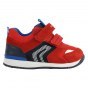 SNEAKERS GEOX RISHON BABY BOY RED/NAVY