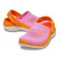 CHODAKI CROCS KIDS LITERIDE 360 CLOG 206712 TAFFY PINK/ORANGE ZING