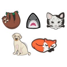 CROCS JIBBITZ™ CHARMS 10008038 ANIMAL LOVER 5-PACK