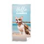 BATH TOWEL 70 X 140 CM DOG ON THE BEACH TNL2140012-R