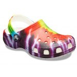 CHODAKI CROCS KIDS CLASSIC TIE DYE GRAPHIC 206995 MULTI