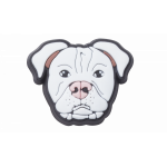 CROCS JIBBITZ CHARMS PRZYPINKA 10009451 WHITE PITBULL