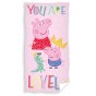 RĘCZNIK KĄPIELOWY PLAŻOWY 70 X 140 CM ŚWINKA PEPPA PP215018-R