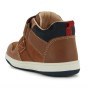 SNEAKER GEOX NEW FLICK BOY LT.BROWN/NAVY
