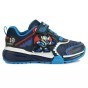 SNEAKERSY GEOX BAYONYC NAVY/ LT BLUE LED LIGHTS