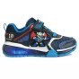 SNEAKER GEOX BAYONYC NAVY/ LT BLUE LED LIGHTS