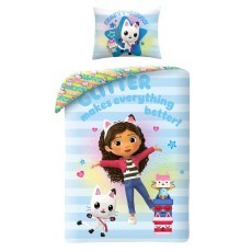 POSCIEL BAWELNIANA 140 X 200 CM GABBY'S DOLLHOUSE GAB-0808BL