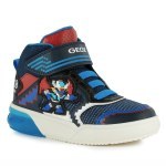 SHOES GEOX GRAYJAY NAVY/LT BLUE LED LIGHTS