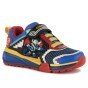 SNEAKERSY GEOX BAYONYC ROYAL/RED LED LIGHTS