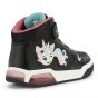SHOES GEOX INEK BLACK/MULTICOLOR LED LIGHTS