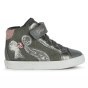 TRAMPKI OCIEPLANE GEOX KILWI BABY GIRL DK GREY/DK PINK