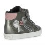 TRAINERS GEOX KILWI BABY GIRL DK GREY/DK PINK