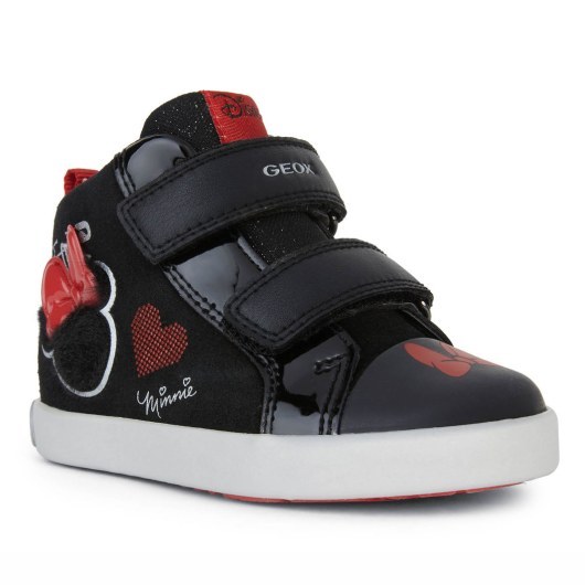 TRAMPKI GEOX KILWI DISNEY MINNIE MOUSE BLACK/RED