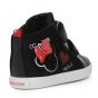 TRAINERS GEOX KILWI DISNEY MINNIE MOUSE BLACK/RED