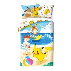 SINGLE DUVET SET 140 X 200 CM POKEMON PIKACHU POK-465BL