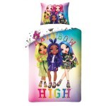 SINGLE DUVET SET 140 X 200 CM RAINBOW HIGH RBH-007BL