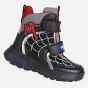 SNOW BOOTS GEOX SVEGGEN ABX BLACK/RED AMPHIBIOX