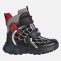SNOW BOOTS GEOX SVEGGEN ABX BLACK/RED AMPHIBIOX