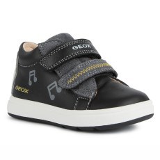 TRZEWIKI GEOX BIGLIA BABY BLACK/YELLOW