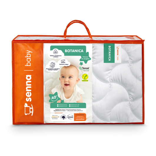 SENNA BABY BOTANICA QUILT WITH A PILLOW 100 X 135 CM