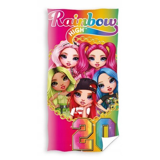 RĘCZNIK KĄPIELOWY PLAŻOWY 70 X 140 CM RAINBOW HIGH RBH23-0977-R
