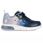 SNEAKER GEOX SPACECLUB FROZEN NAVY/SKY LED LIGHTS