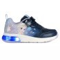 SNEAKER GEOX SPACECLUB FROZEN NAVY/SKY LED LIGHTS