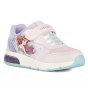 SNEAKERS GEOX SPACECLUB DISNEY PRINCESS PINK/WATERSEA LED LIGHTS