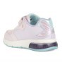 SNEAKERS GEOX SPACECLUB DISNEY PRINCESS PINK/WATERSEA LED LIGHTS