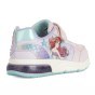 SNEAKERSY GEOX SPACECLUB DISNEY PRINCESS PINK/WATERSEA LED LIGHTS