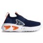 SNEAKERS GEOX ASSISTER NAVY/ORANGE LED LIGHTS