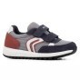 SNEAKERS GEOX ALBEN BOY LT GREY/NAVY