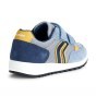 SNEAKERS GEOX ALBEN BOY LT GREY/YELLOW