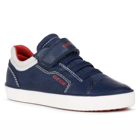SNEAKERSY GEOX GISLI BOY NAVY/RED
