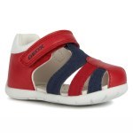 SANDALS GEOX BABY BOY RED/DK NAVY