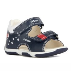 SANDALS GEOX TAPUZ BABY BOY NAVY/RED