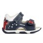 SANDAŁY GEOX TAPUZ BABY BOY NAVY/RED