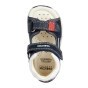 SANDAŁY GEOX TAPUZ BABY BOY NAVY/RED