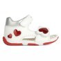 SANDAŁY GEOX TAPUZ BABY GIRL WHITE/RED