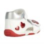 SANDAŁY GEOX TAPUZ BABY GIRL WHITE/RED
