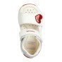 SANDAŁY GEOX TAPUZ BABY GIRL WHITE/RED