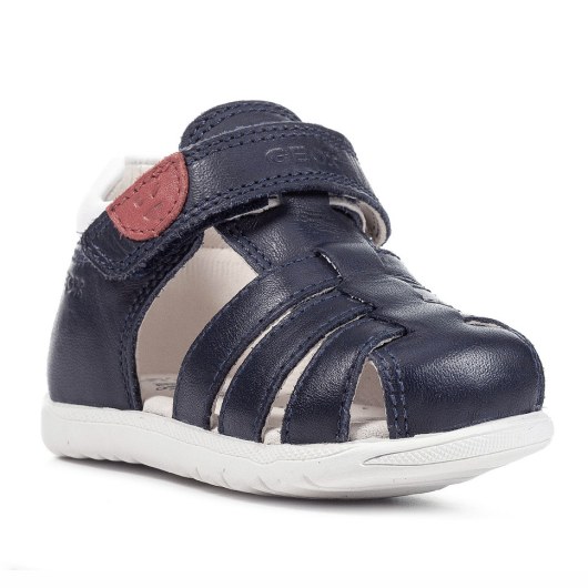 SANDAŁY GEOX MACCHIA BABY NAVY