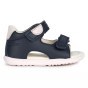 SANDALS GEOX MACCHIA BABY GIRL FIRST STEP NAVY