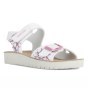 SANDALS GEOX COSTAREI GIRL WHITE/FUCHSIA