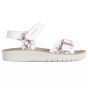 SANDAŁY GEOX COSTAREI GIRL WHITE/FUCHSIA