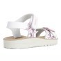 SANDALS GEOX COSTAREI GIRL WHITE/FUCHSIA