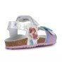 SANDAŁY GEOX ADRIEL DISNEY PRINCEES WHITE/AQUAMARINE