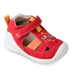 SANDALS BIOMECANICS FIRST STEPS 232188-B ROJO