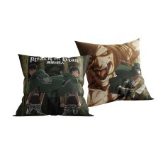 PODUSZKA DWUSTRONNA 40 X 40 CM ATTACK ON TITAN AOT-6526C