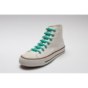 SHOEPS ELASTIC LACES GREEN 14 PIECES
